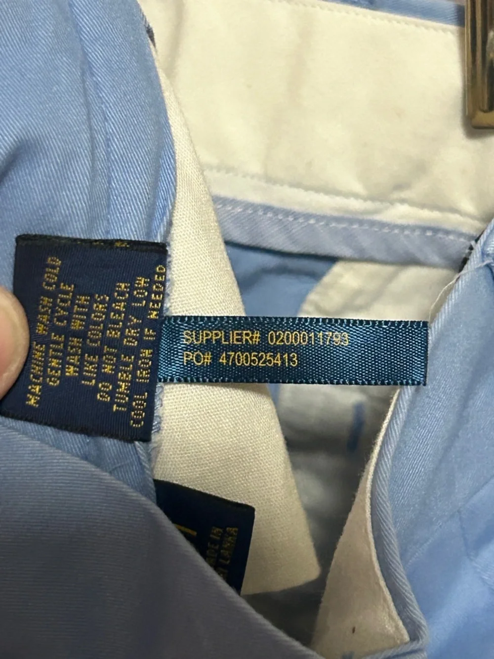 Polo Ralph Lauren Light Blue Shorts Stretch Classic Fit Size 31
